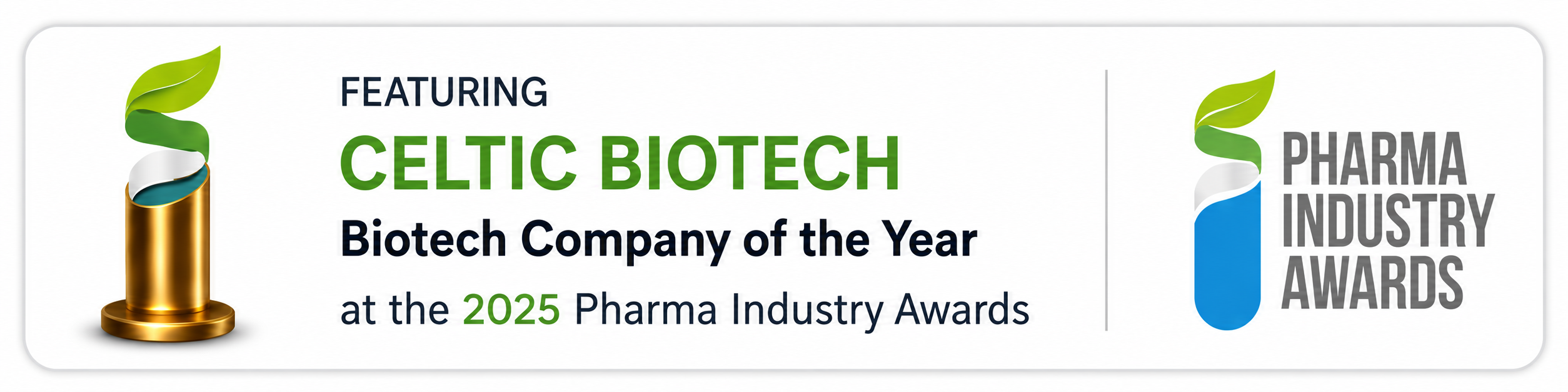 Biotech Company of the Year at the 2025 Pharma Industry Awards
